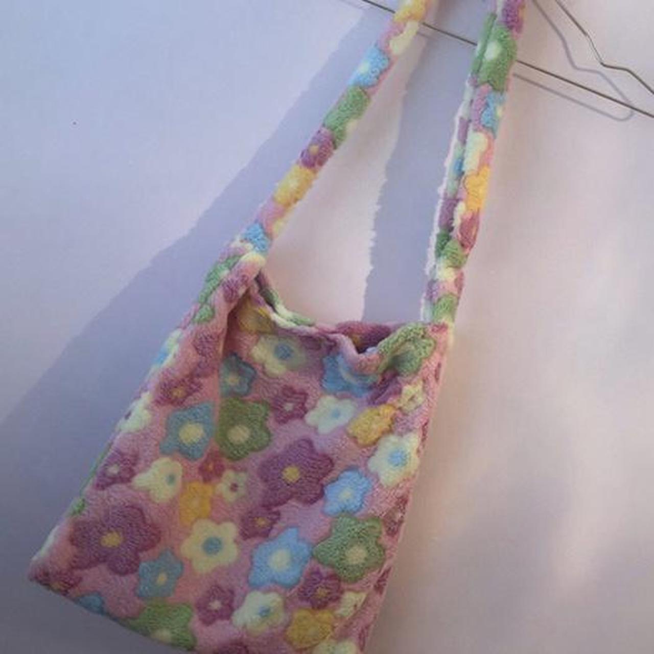 fluffy tote bag depop