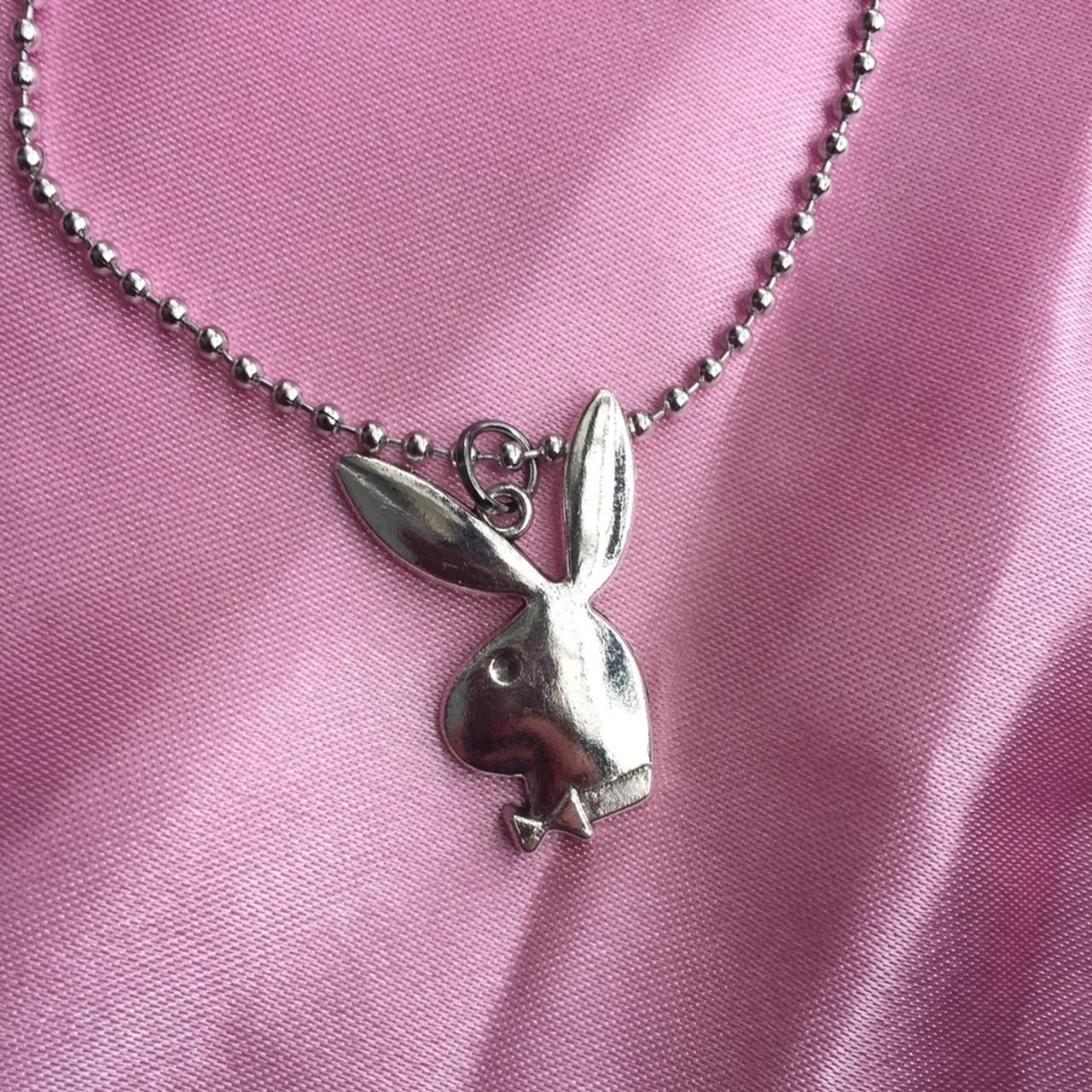 🐰 hardware steel playboy bunny 🐰 🐰 ball chain is... - Depop