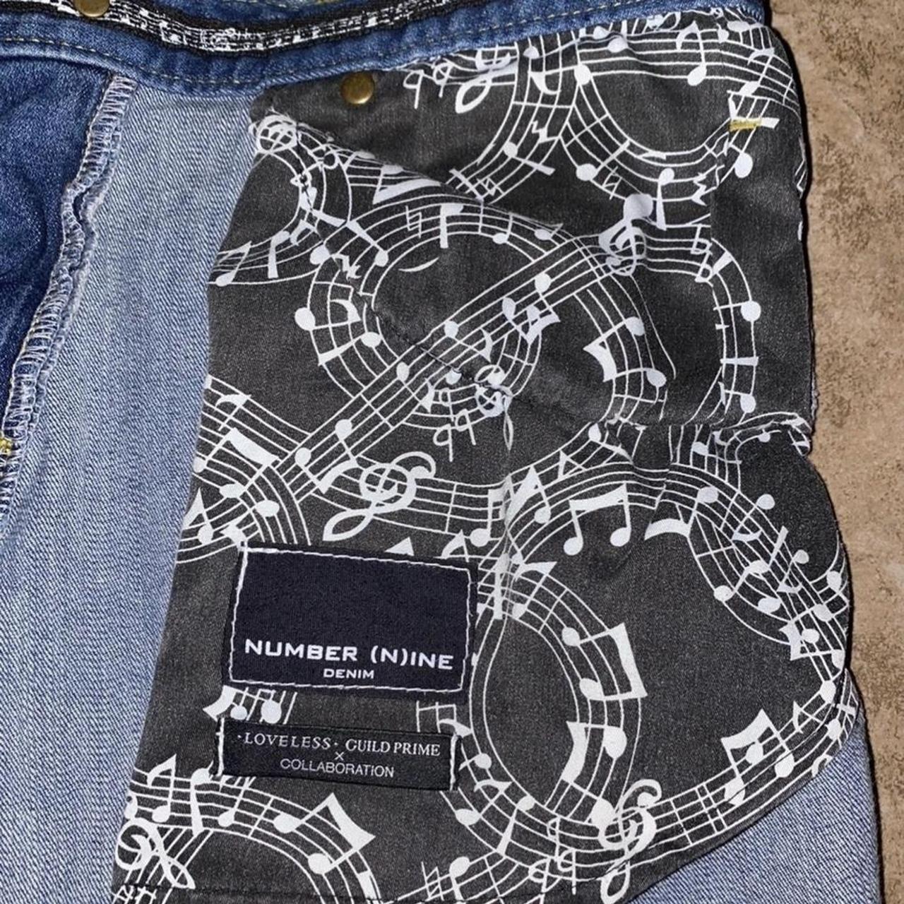 Number nine Collaboration Denim Distressed Musical... - Depop