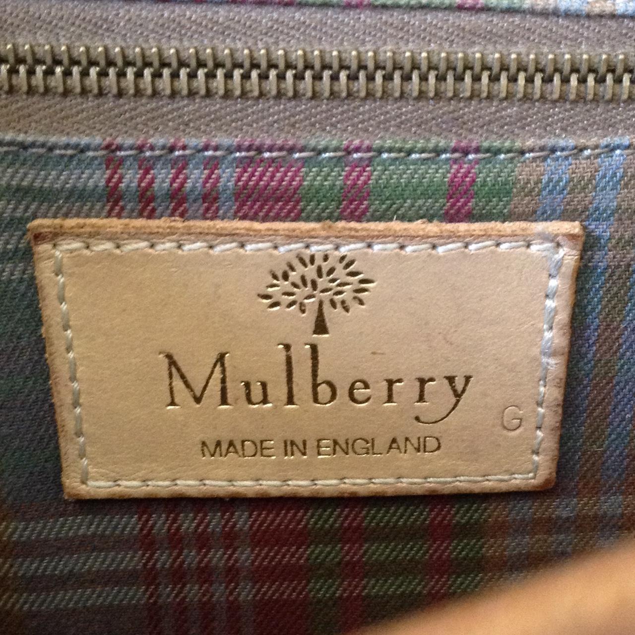 Mulberry made clearance in england tag