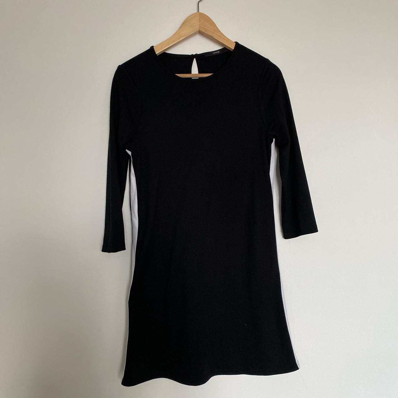 George Women's White and Black Dress | Depop