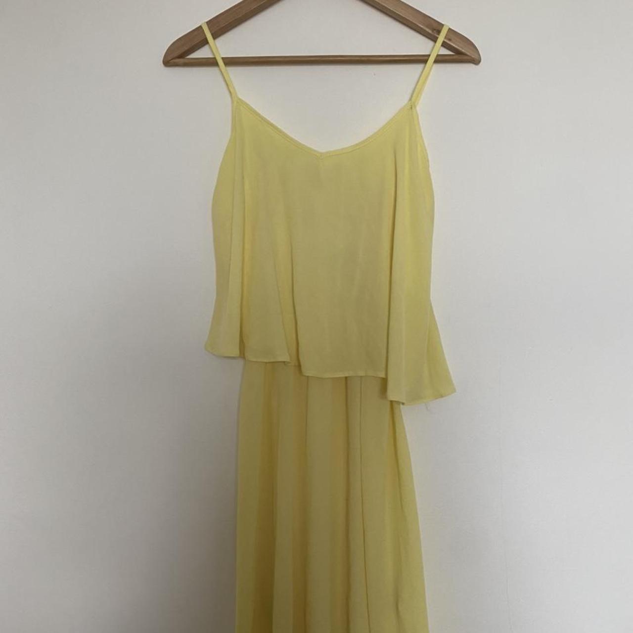 Primark Women's Yellow Dress Depop