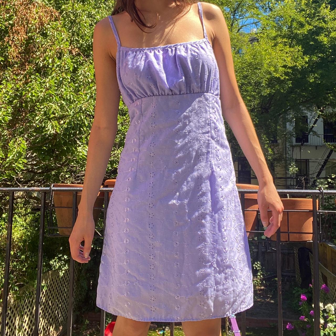 Lilac shop milkmaid dress