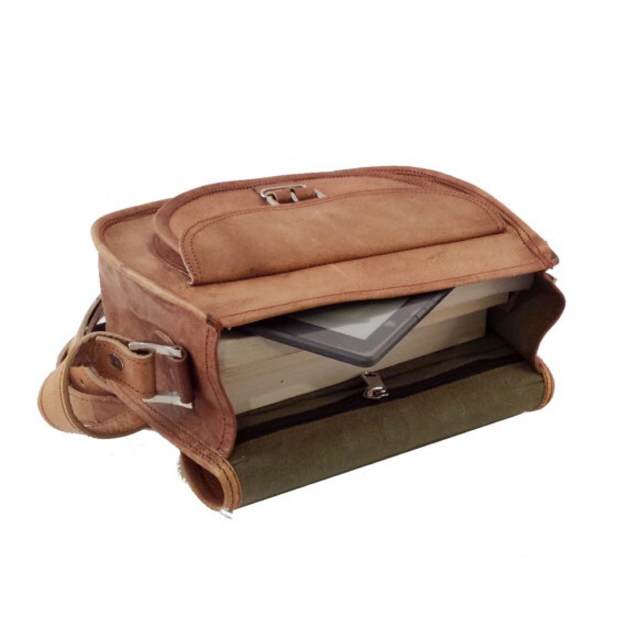 Handmade Brown leather camera bag/ Camera... Depop