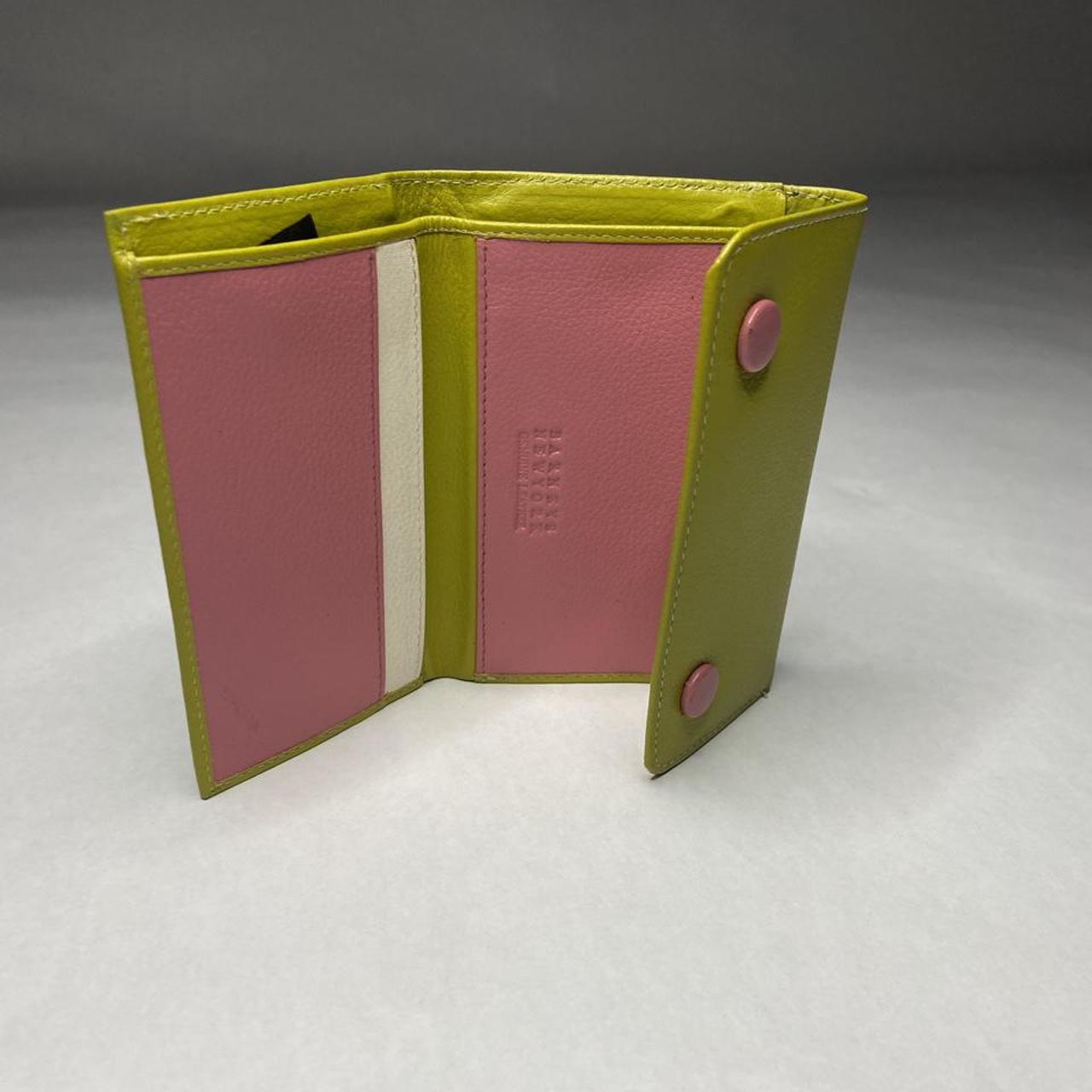 Barney's Women's Green and Pink Walletpurses Depop