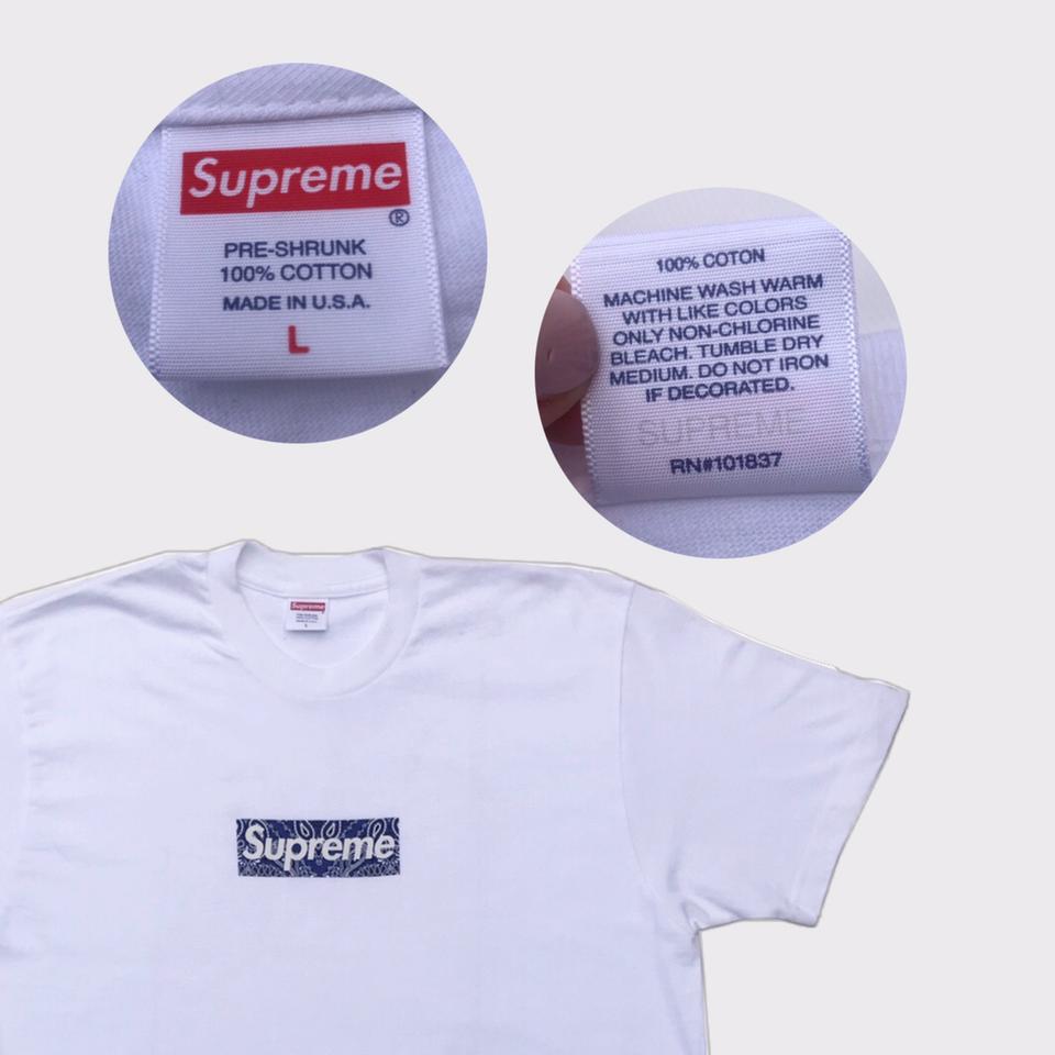 Supreme light blue online box logo