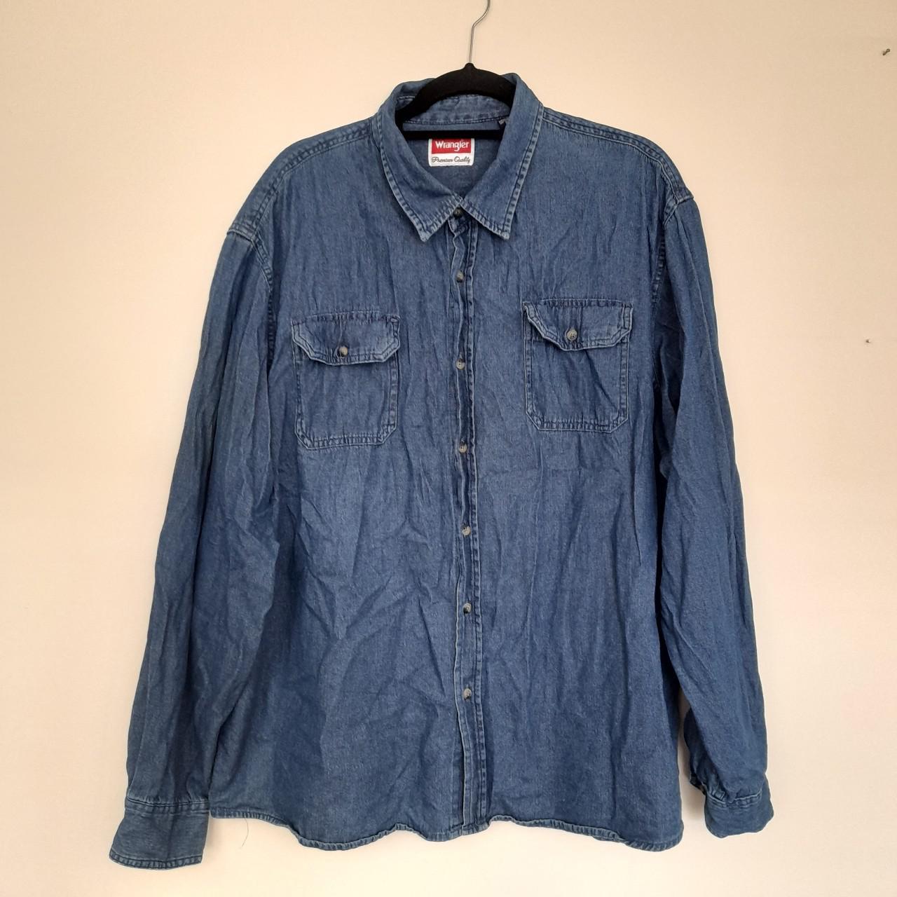 wrangler retro denim shirt