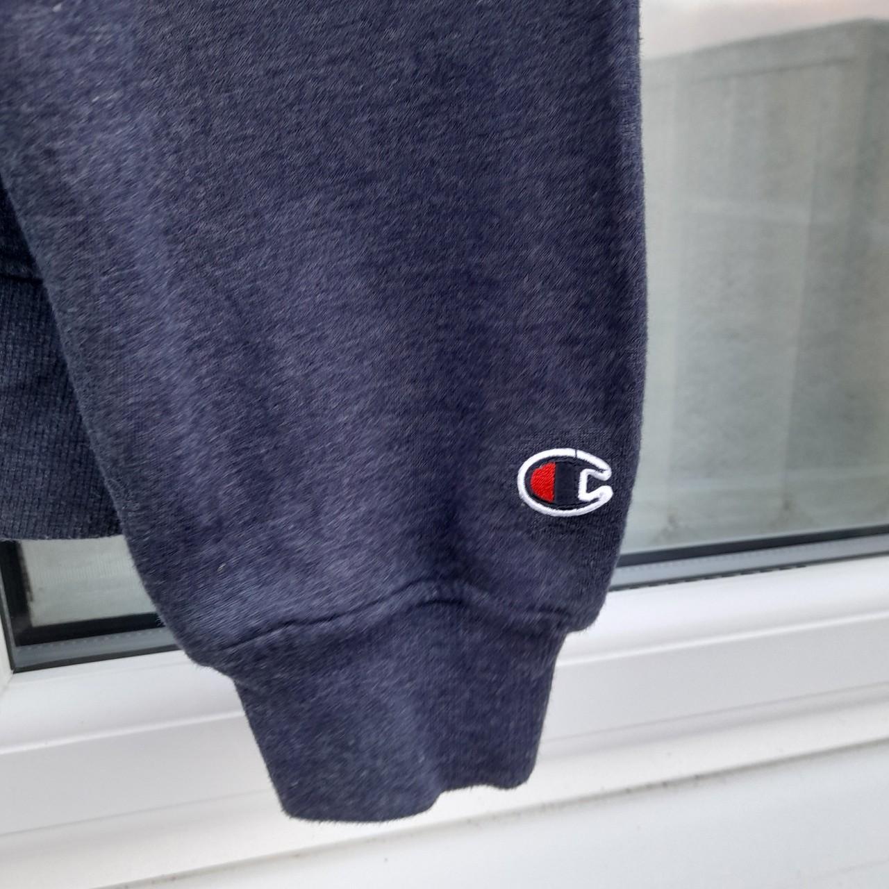 CHAMPION Eco Authentic XLT Navy Blue Sweatshirt... - Depop