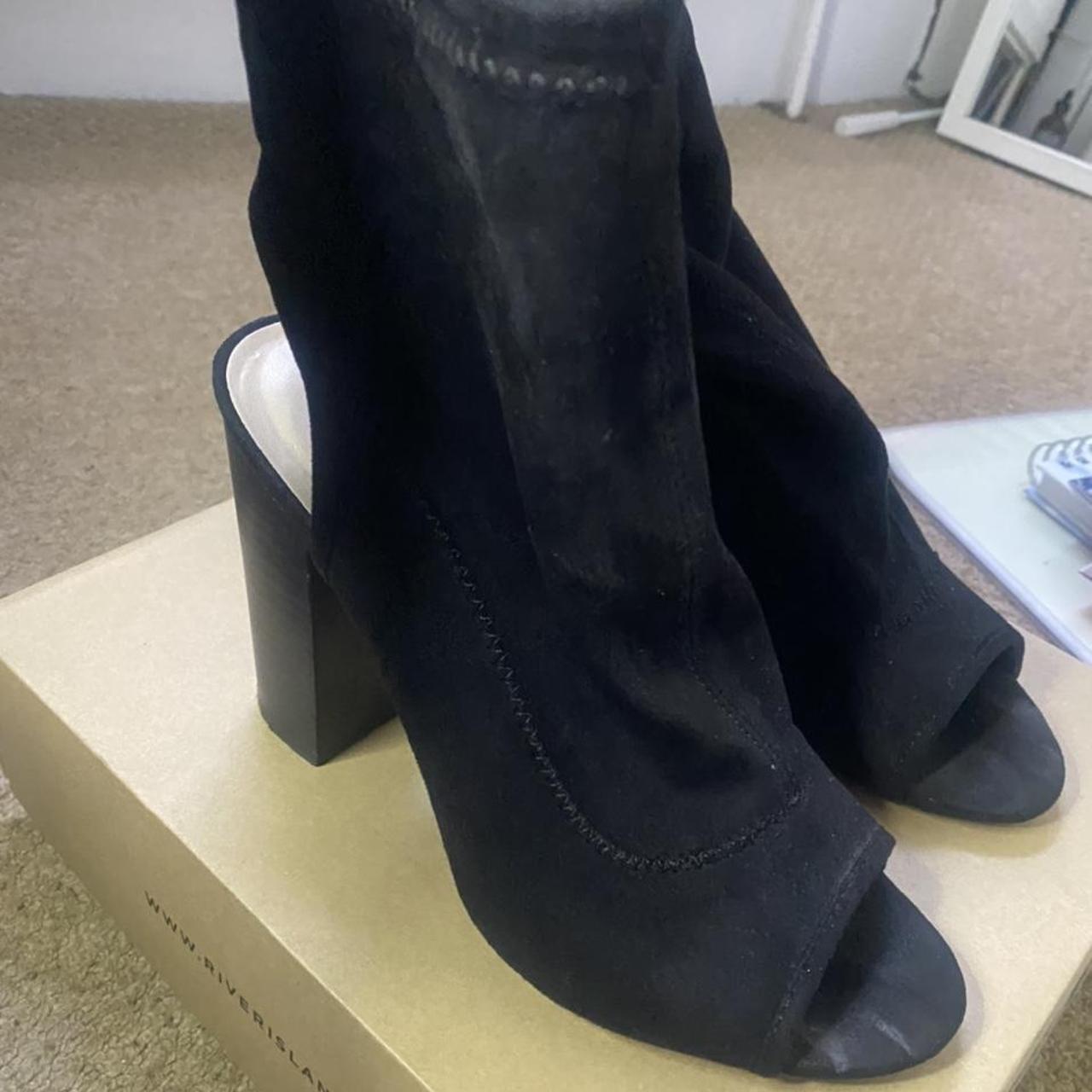 Peep toe outlet boots river island