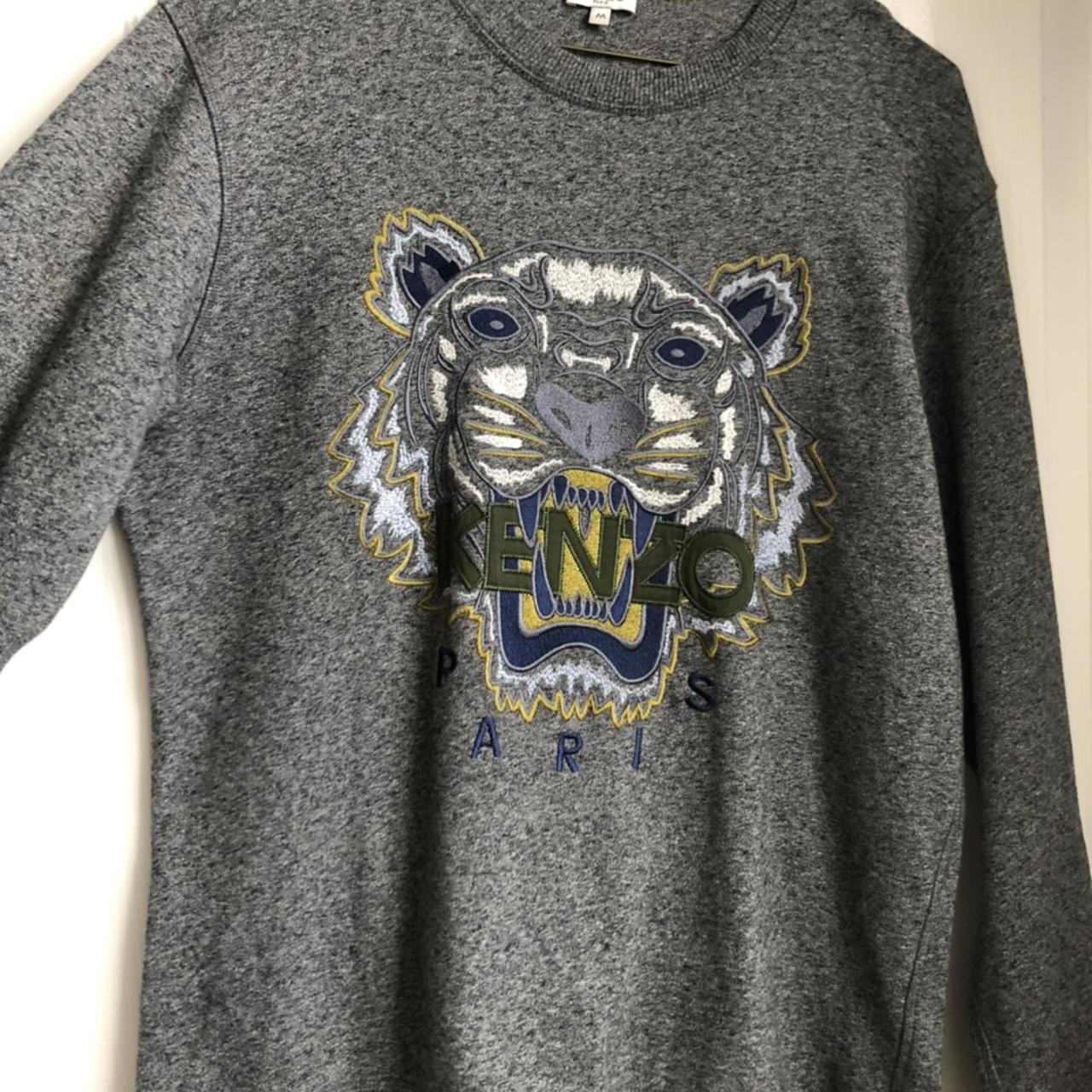 Dark grey kenzo jumper best sale