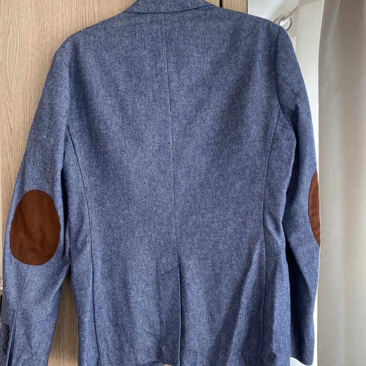 Mens H&M light blue blazer jacket Size 36 to 38... Depop