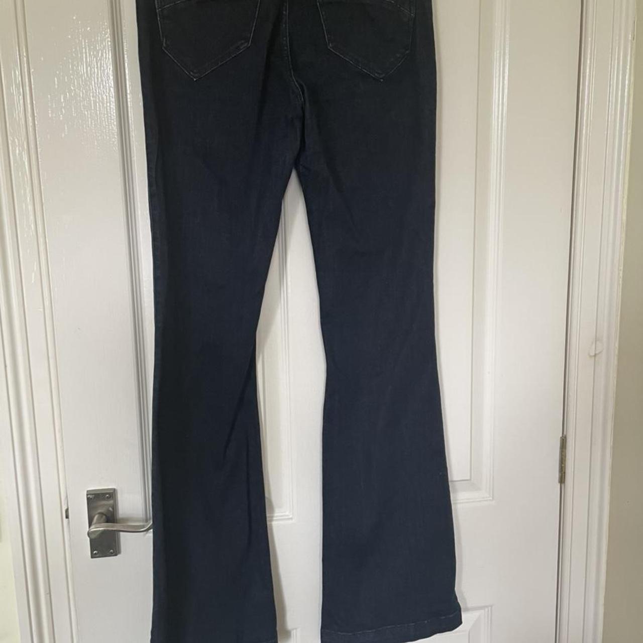 Karen Millen flare jeans, size 10, slim fit at the... - Depop