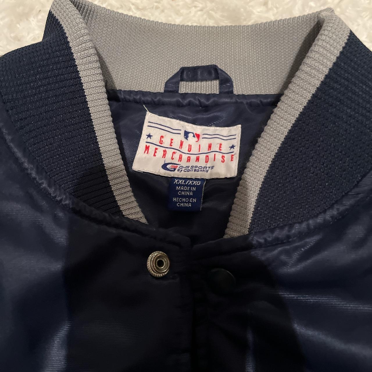 Vintage Nike New York Yankees jacket in navy. Y2K - Depop