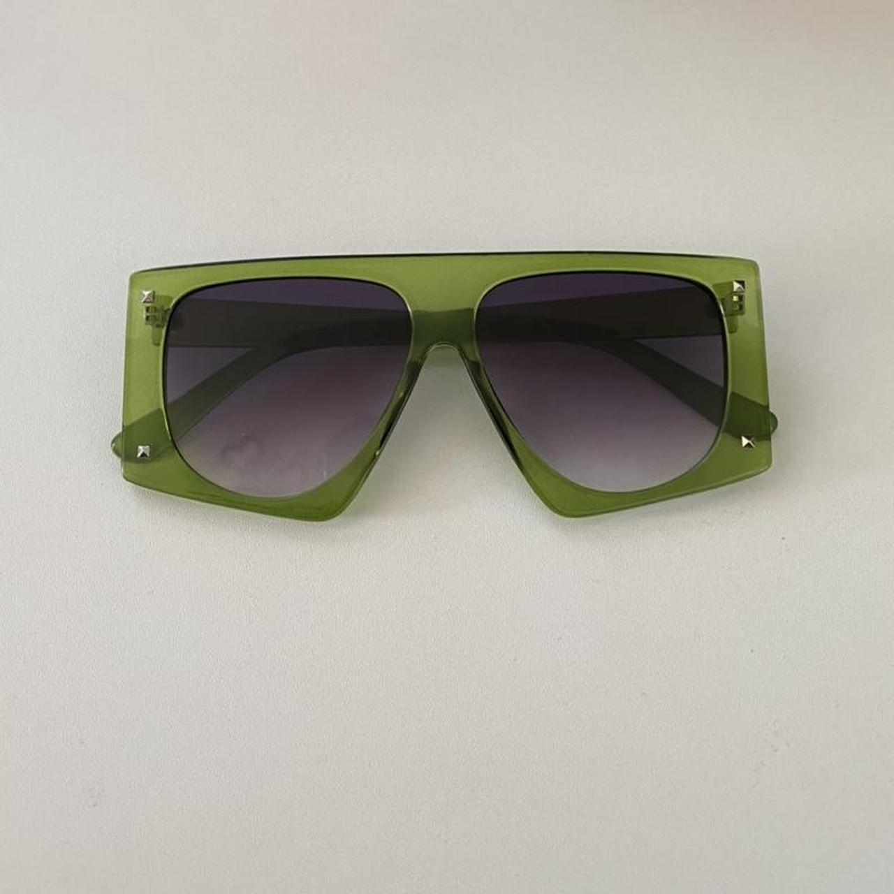 Women's Green Sunglasses Depop
