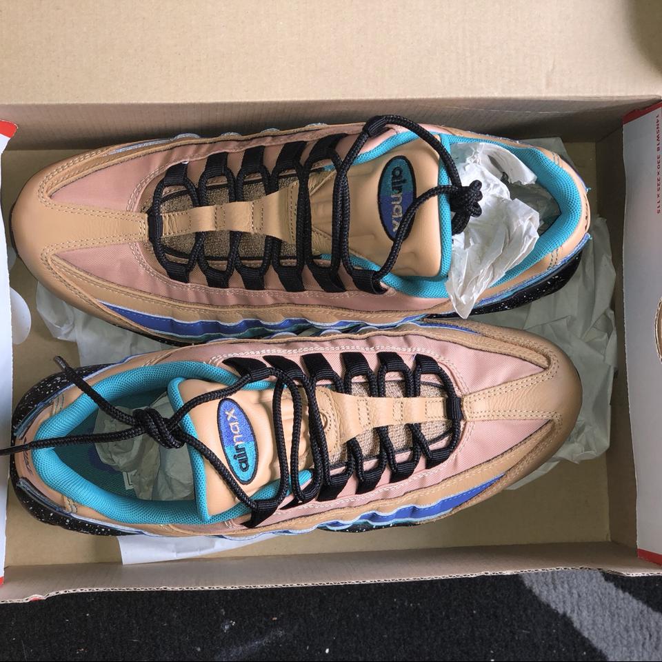 Dead stock Air Max 95 Praline Mega Blue never even... - Depop