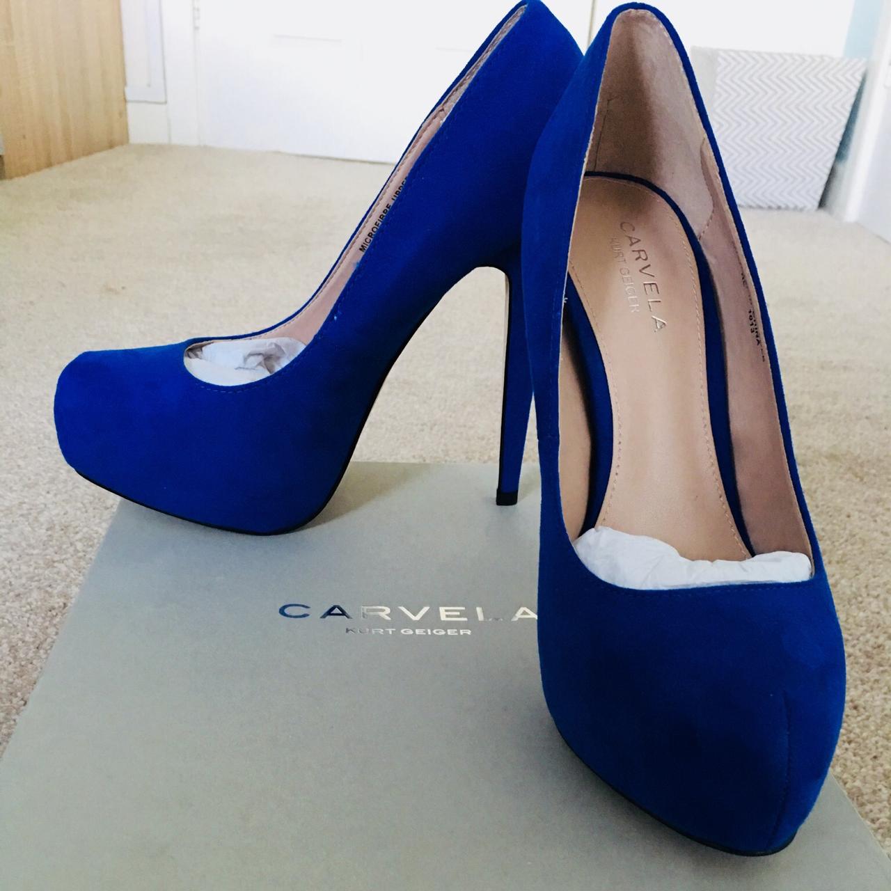 Kurt geiger blue heels shops