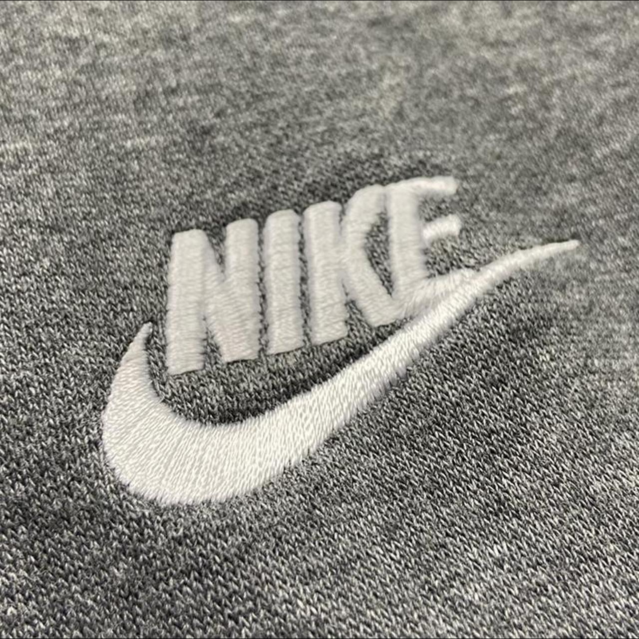 2000s Nike essentials dark grey tracksuit, with... - Depop