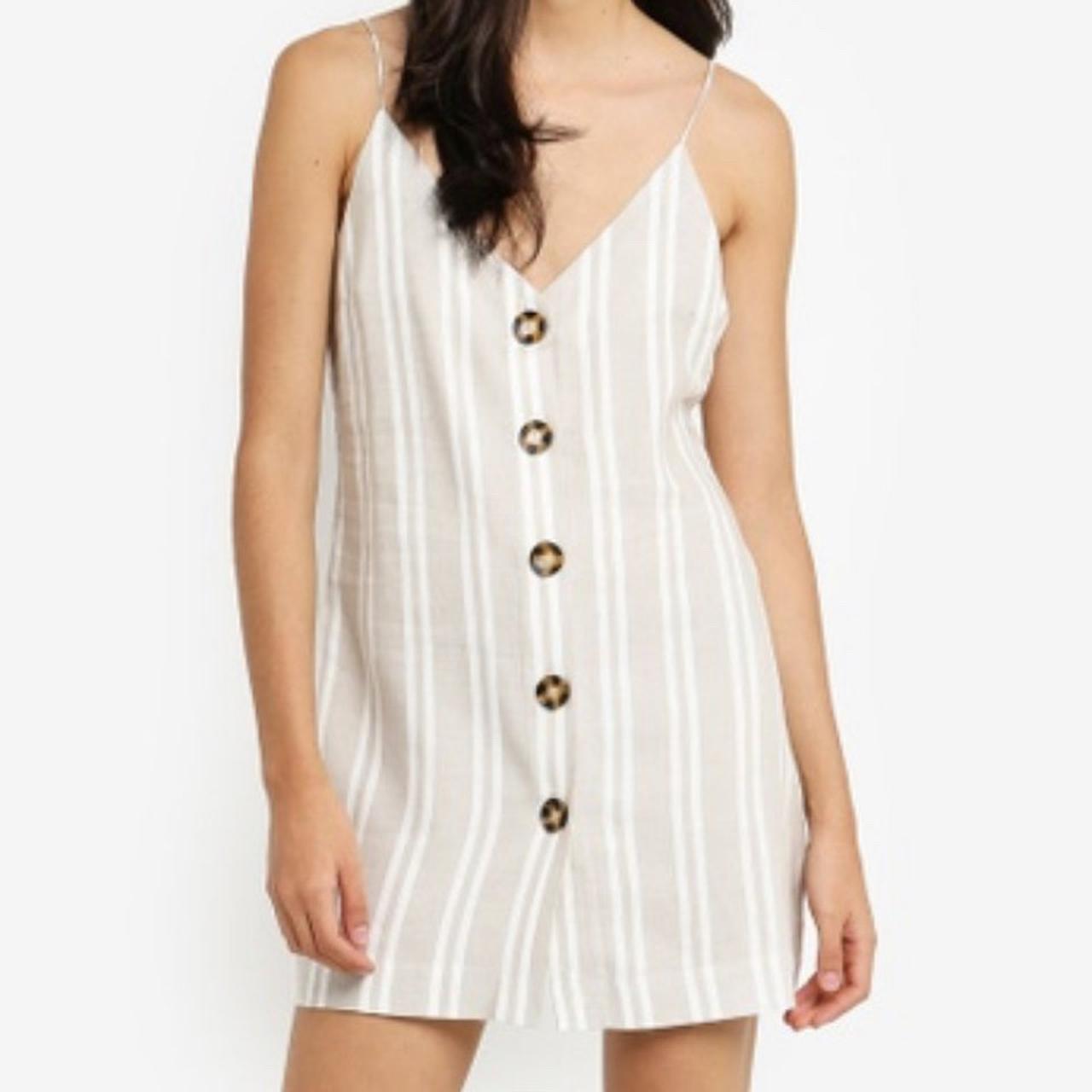 Topshop button mini deals slip dress