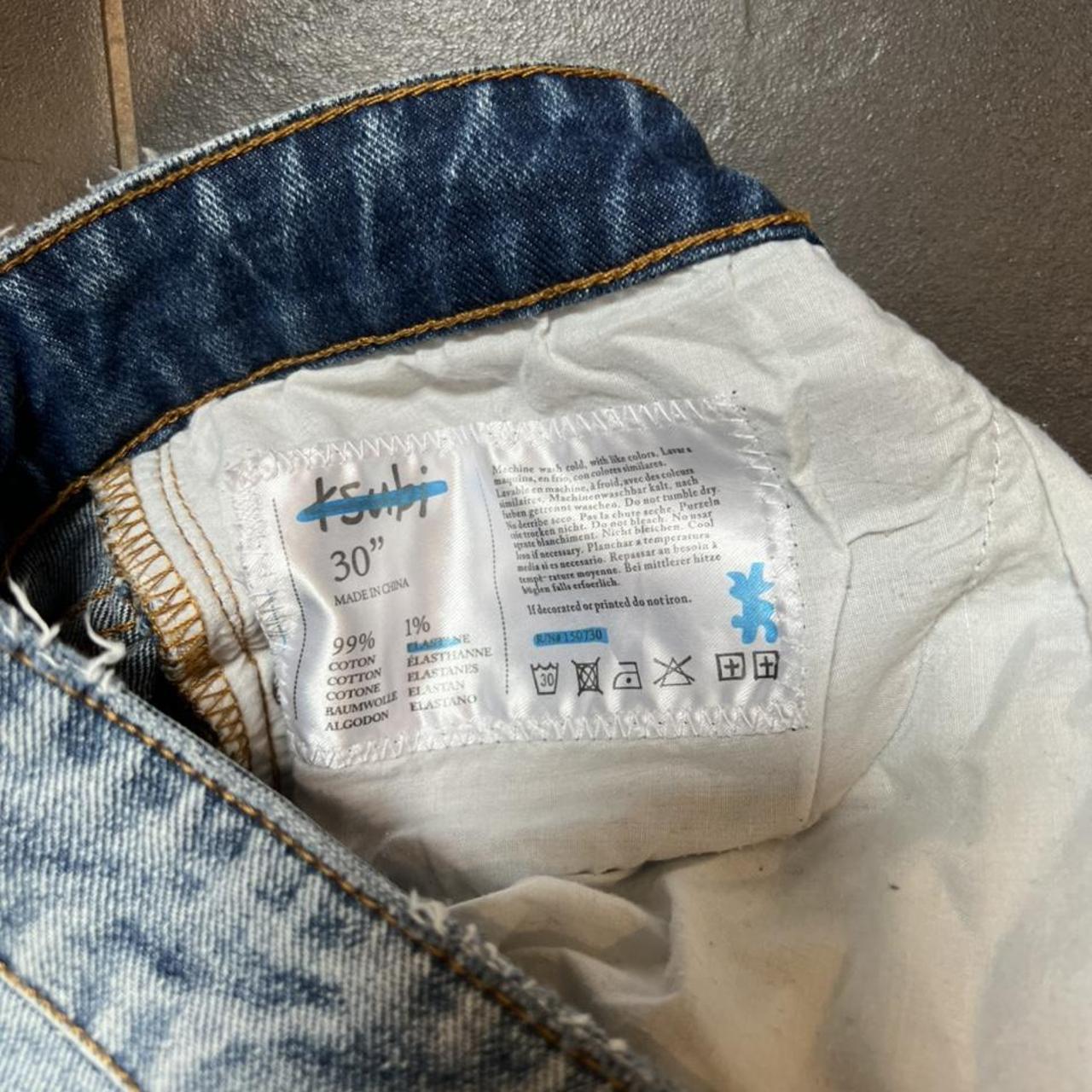 Ksubi Jeans Light blue Distressed 30X32 Worn once Depop