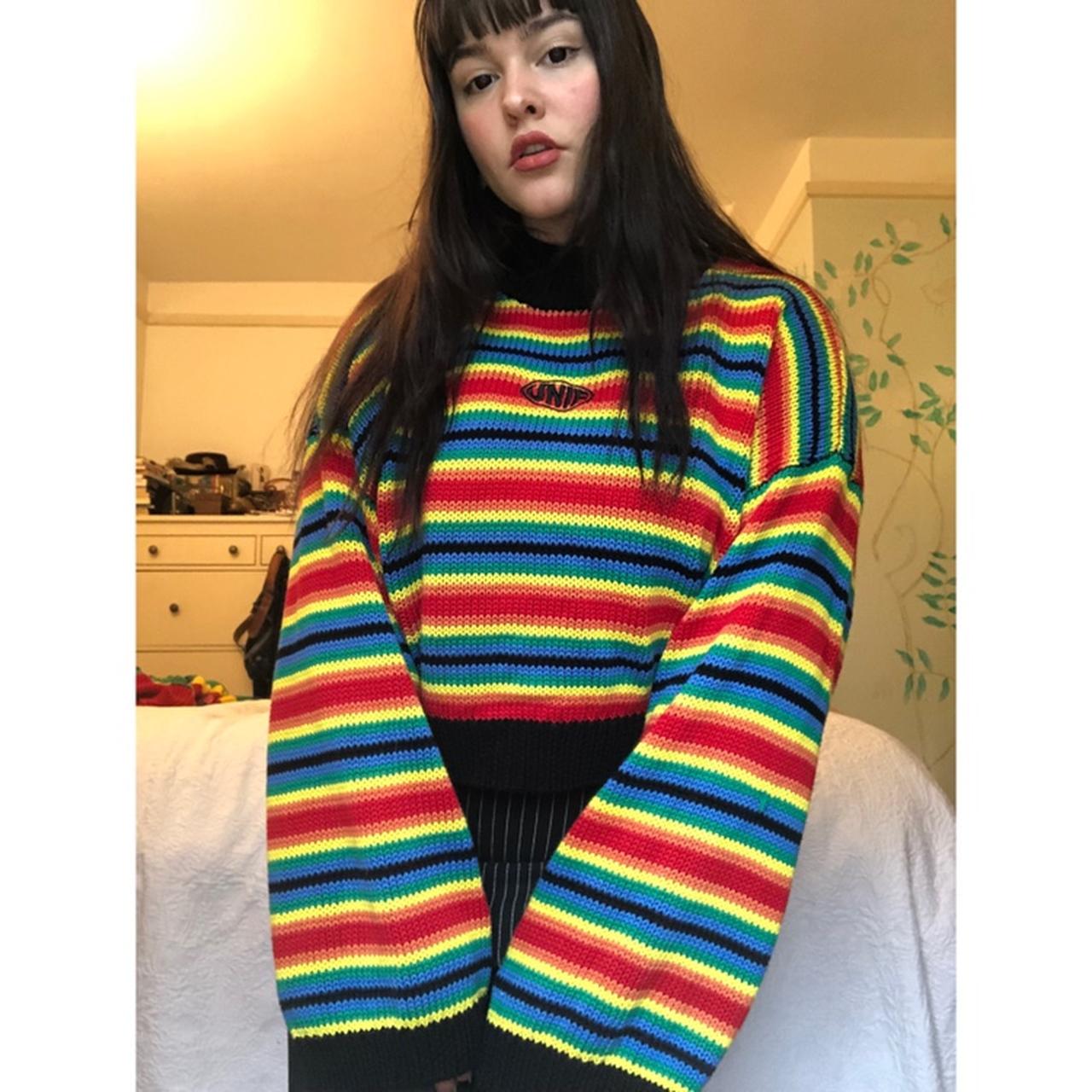 rainbow sweater unif