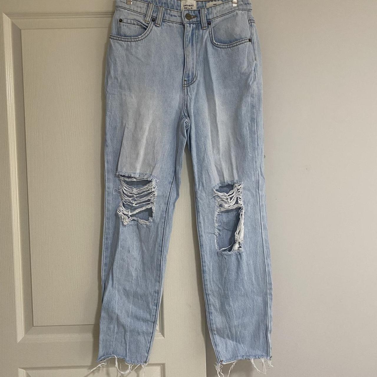 insight denim tina tapered mom jeans