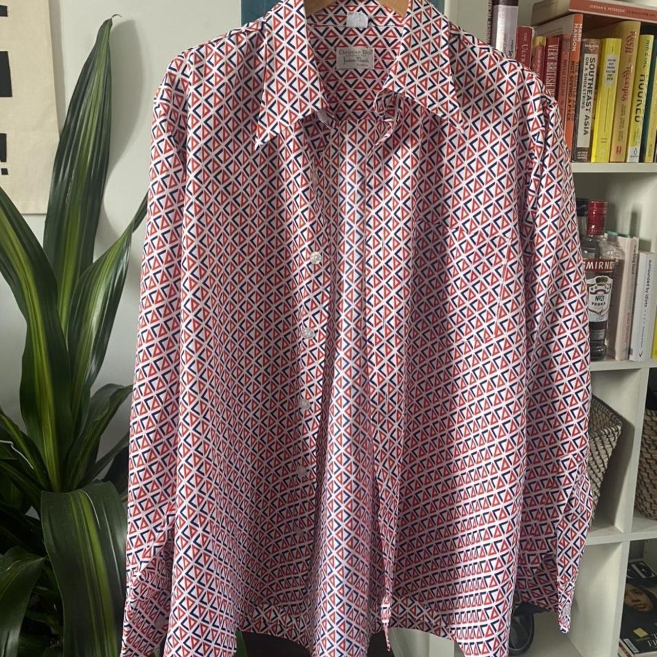 Vintage Christian Dior shirt in L. Great condition... - Depop