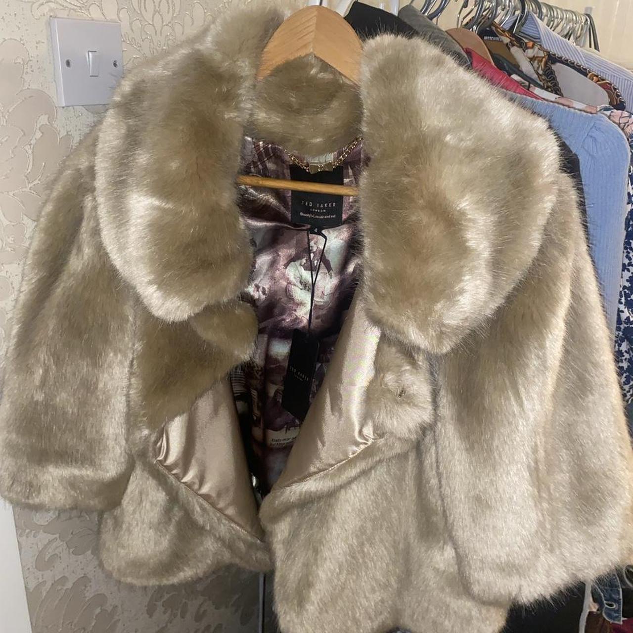 Ted baker hot sale fur coat