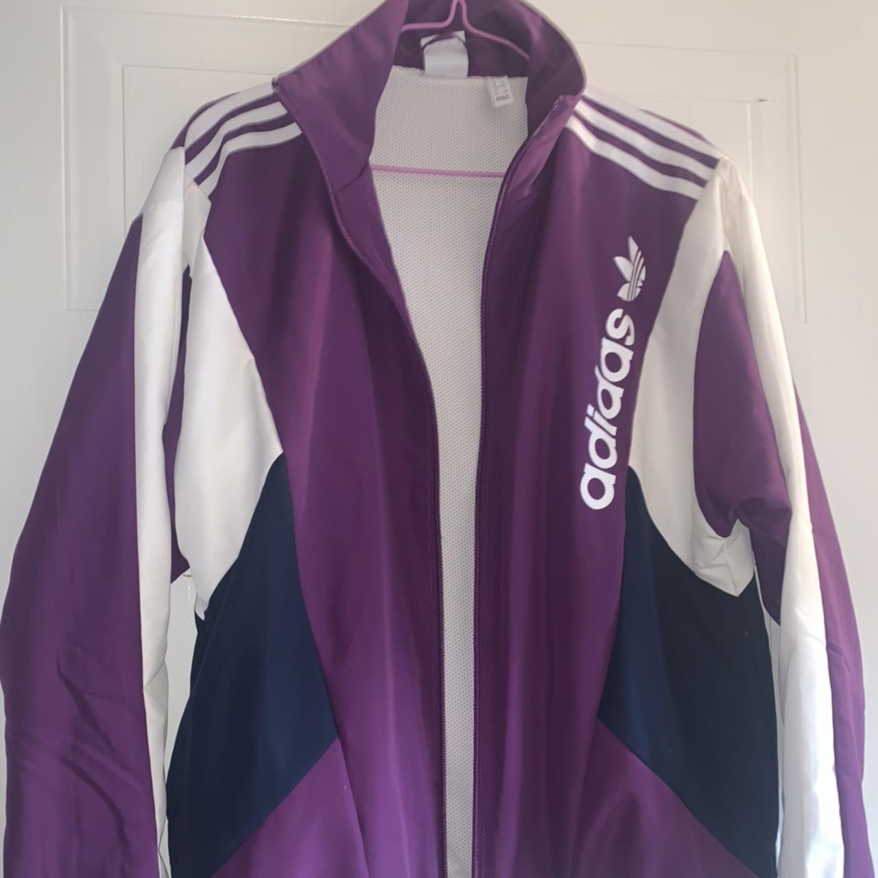 adidas purple and pink jacket