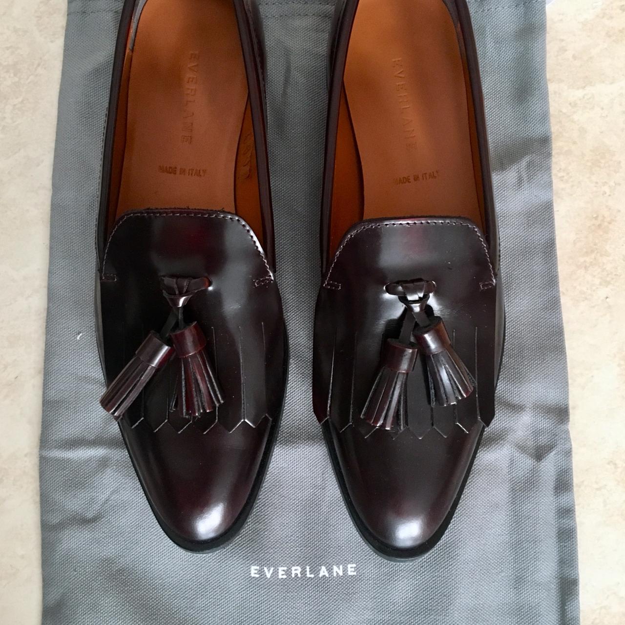 everlane tassel loafer