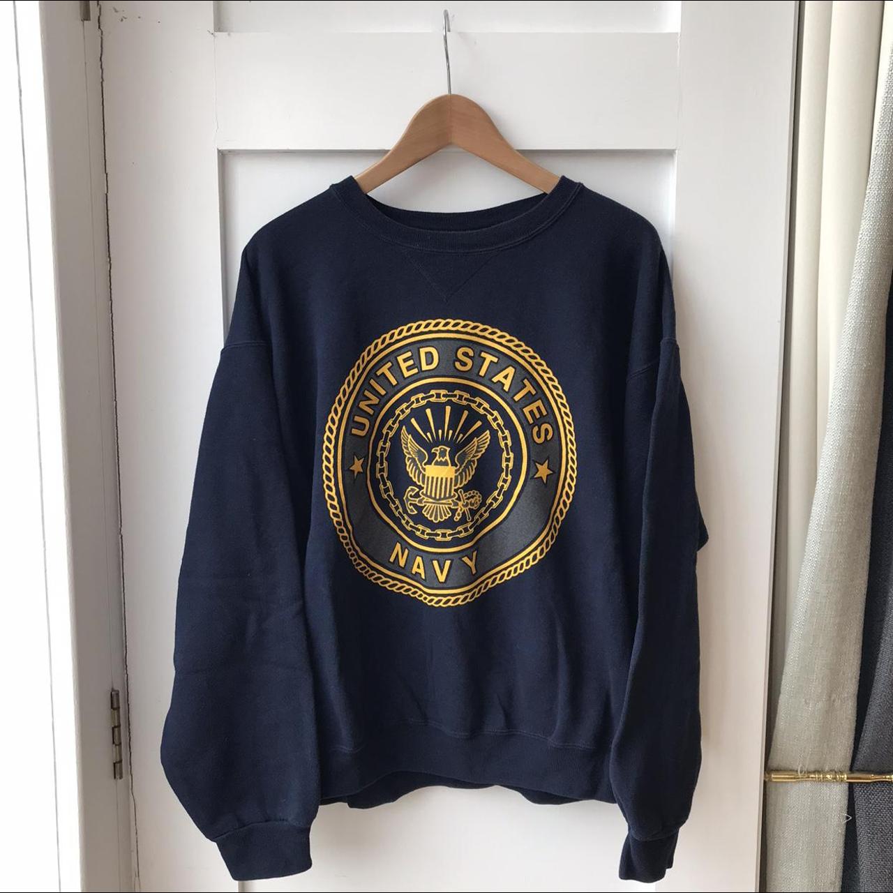 Soffe Men's Navy Sweatshirt | Depop