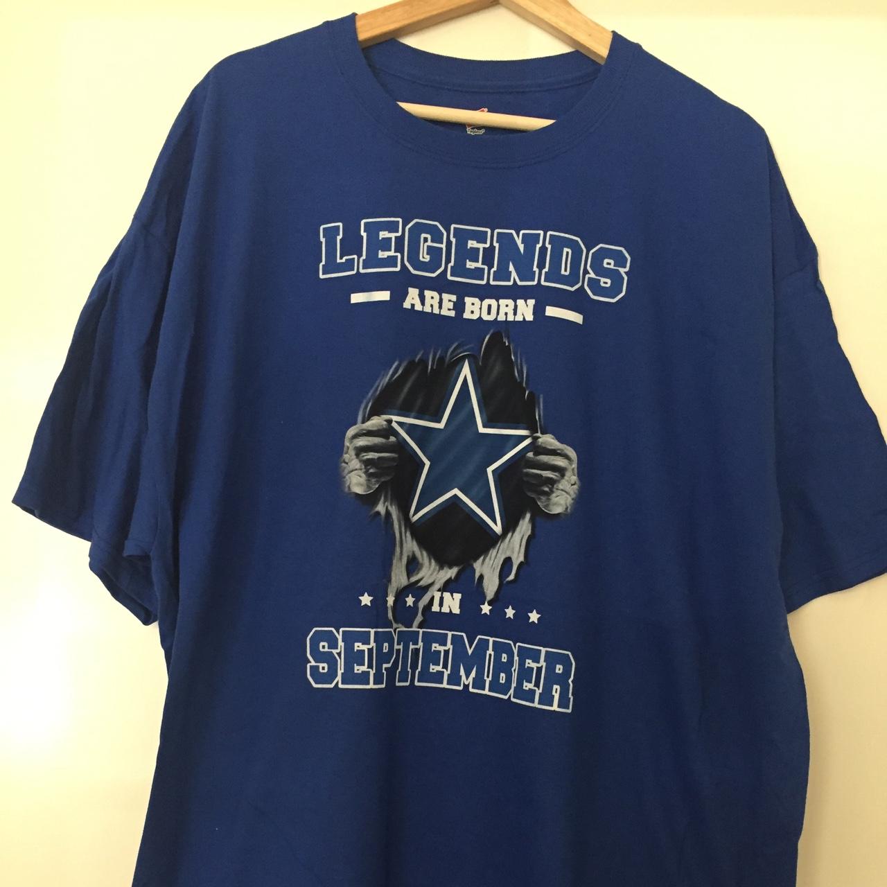 Blood Inside Me Dallas Cowboys Legends Are Born In October shirt - Teespix  - Store Fashion LLC