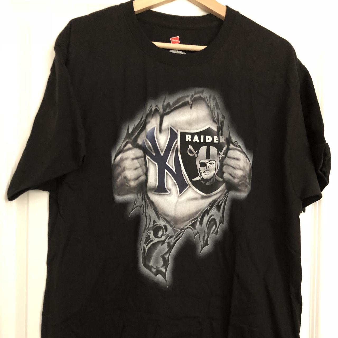 Oakland Raiders Inside New York Yankees Shirt, hoodie, tank top, sweater  and long sleeve t-shirt