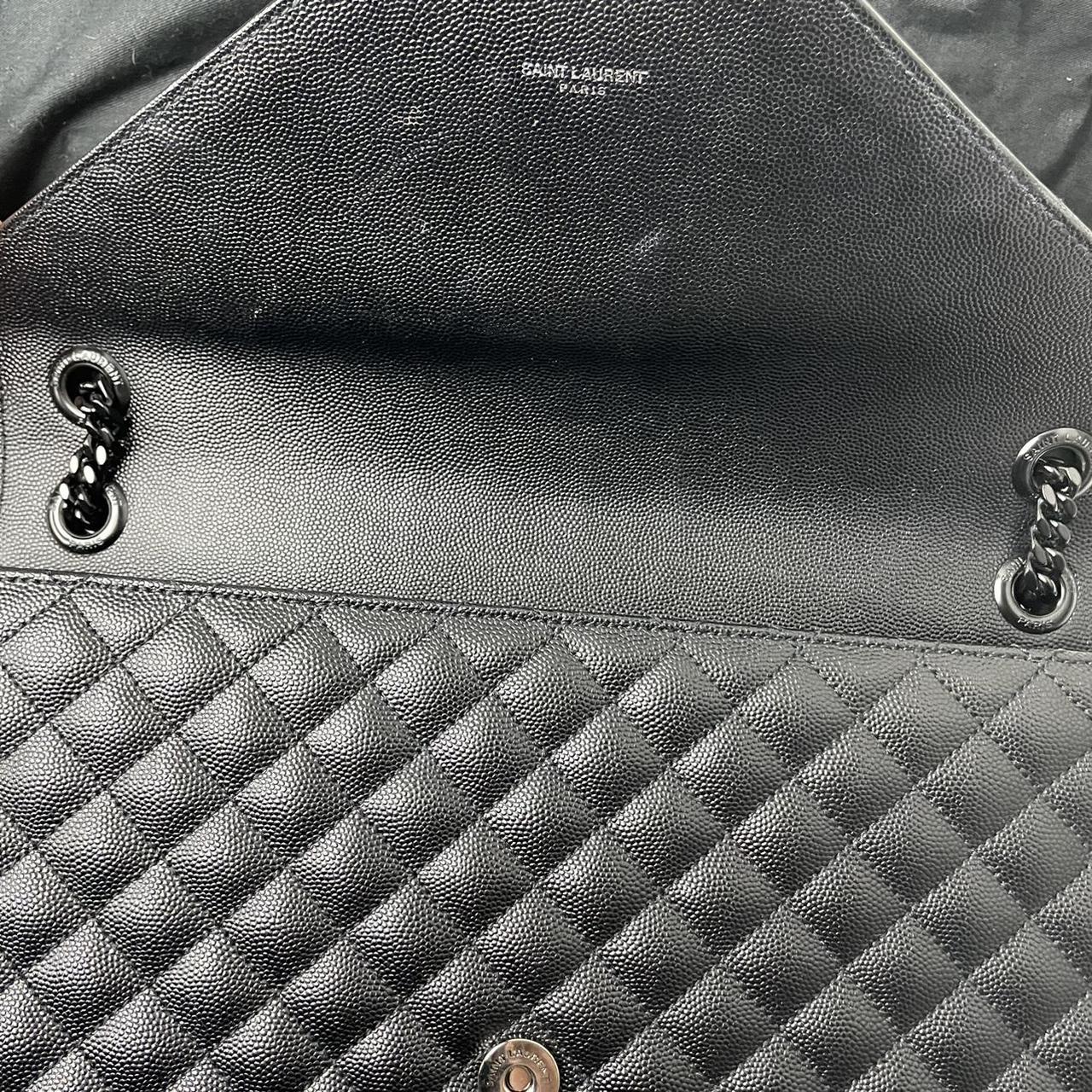 Authentic YSL LARGE WALLET ON CHAIN . CLASSIC - Depop