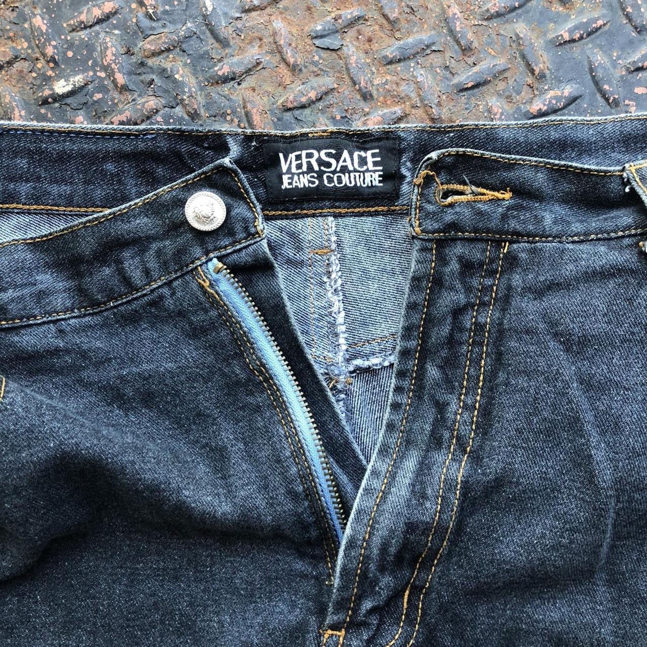 Versace Jeans Couture Men's Navy Jeans | Depop