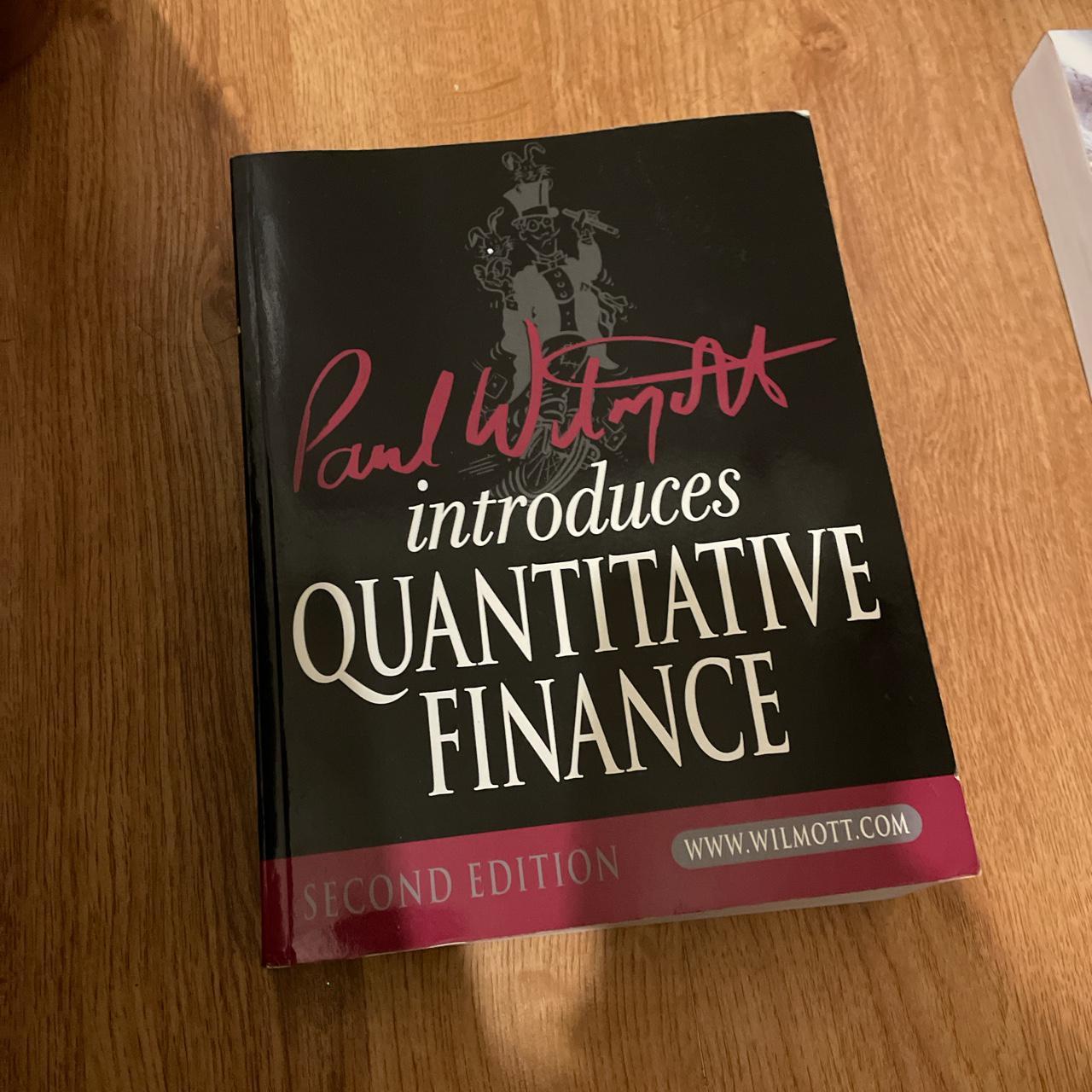 Paul Wilmott Introduces Quantitative Finance, 2nd... - Depop