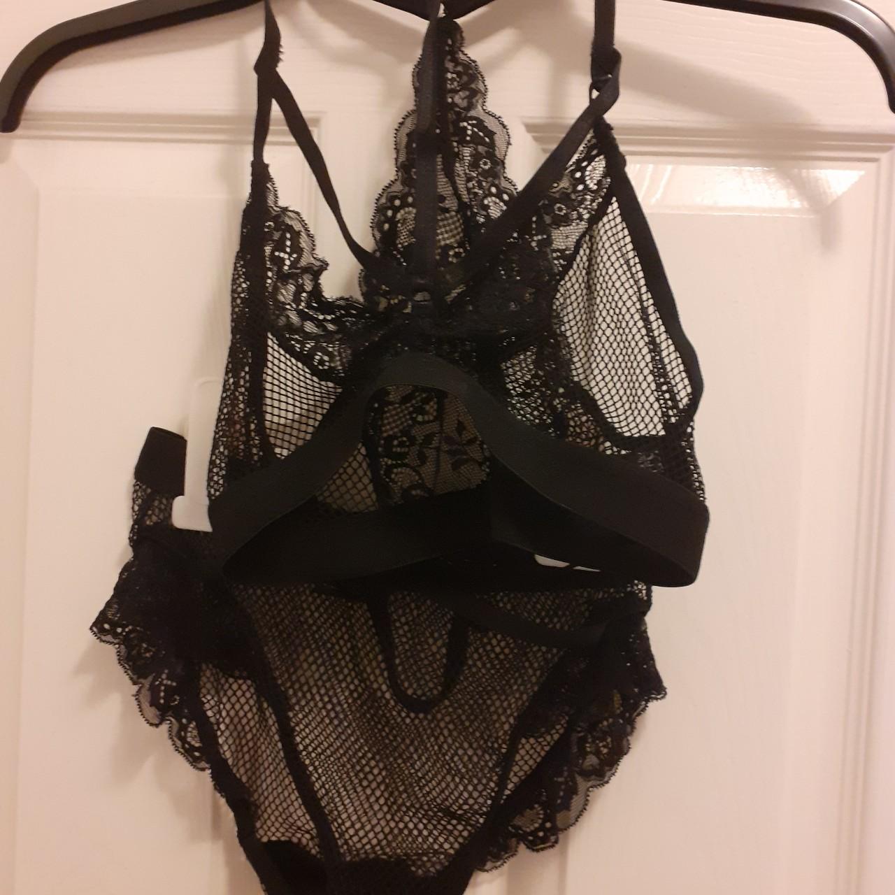 Killstar fishnet underwear set Racer back bra and Depop