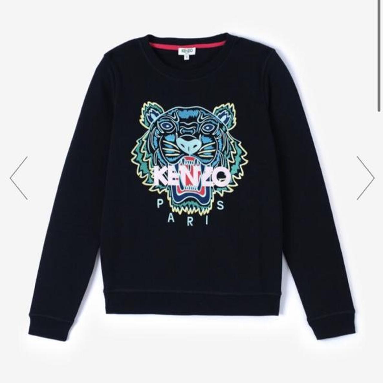 Kenzo sweatshirt deals black and white