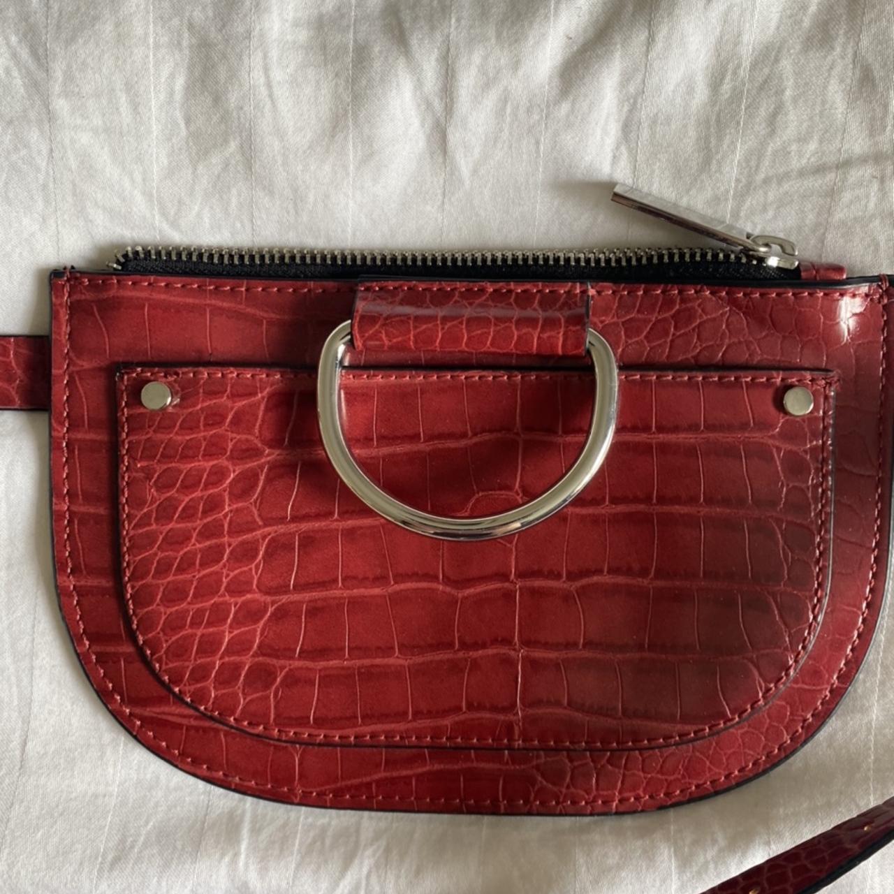 Zara red belt discount bag