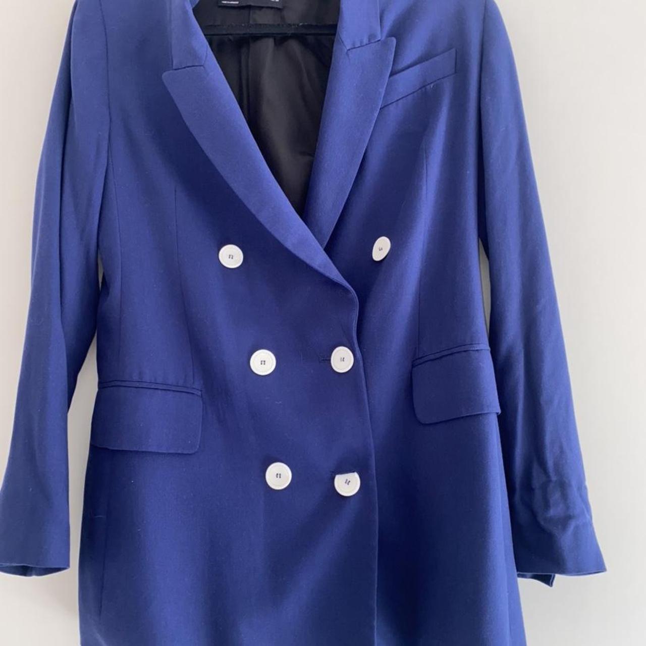 Zara Women's Blue And Navy Jacket 