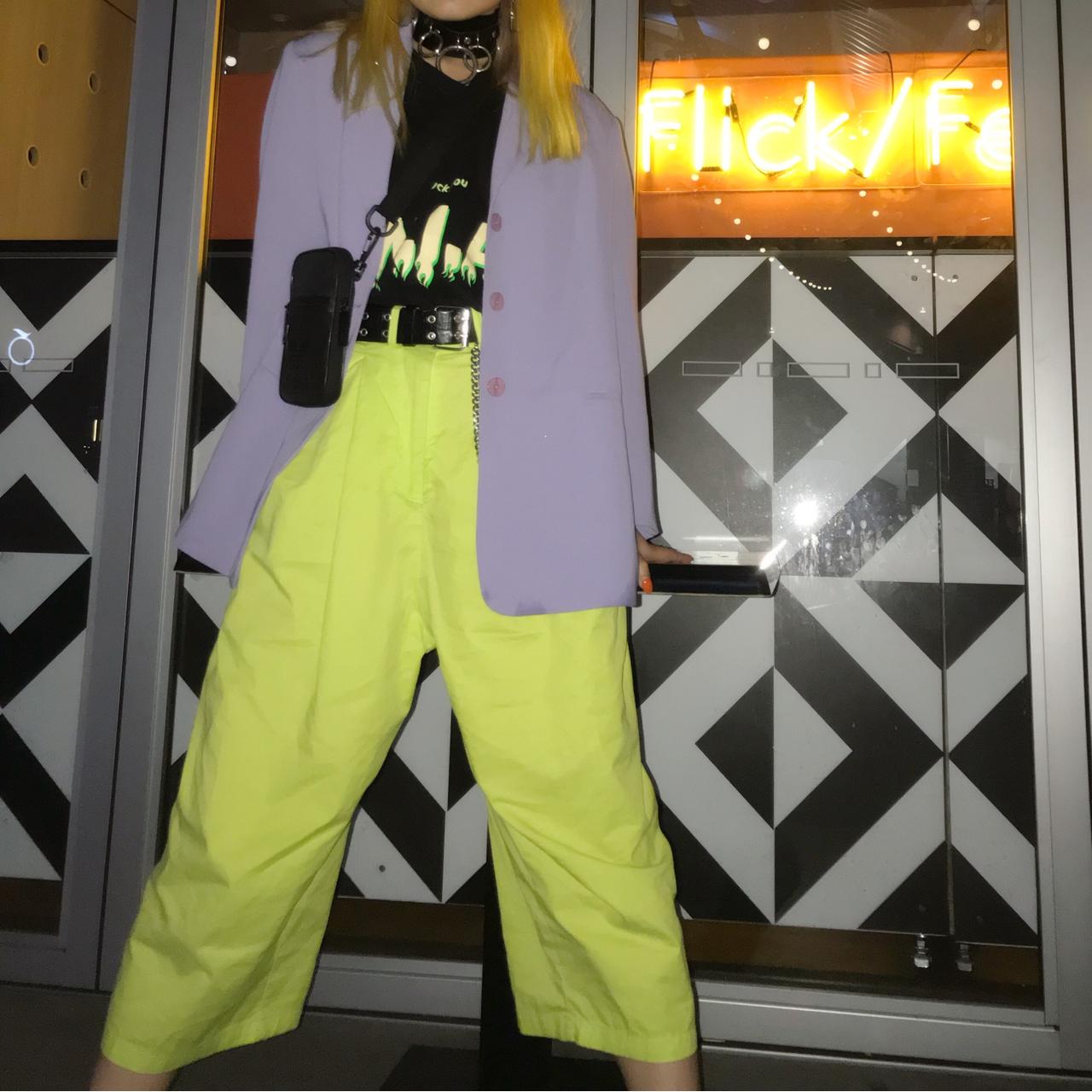 Neon lime green baggy So much fun to spice