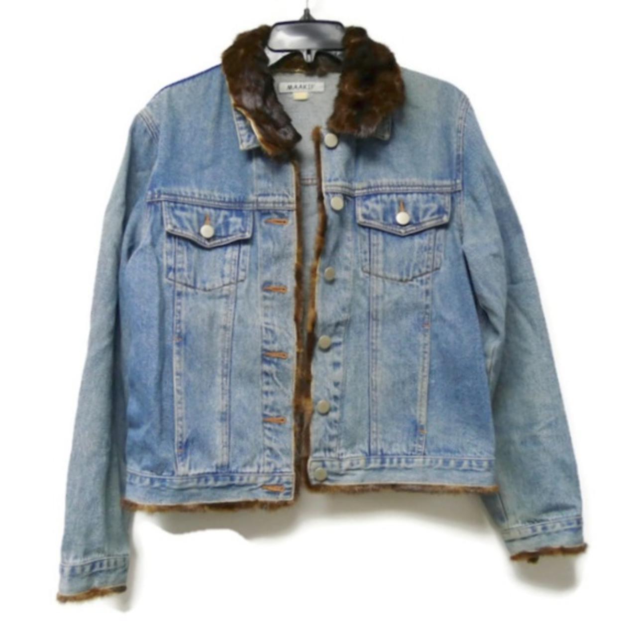 mink denim jacket
