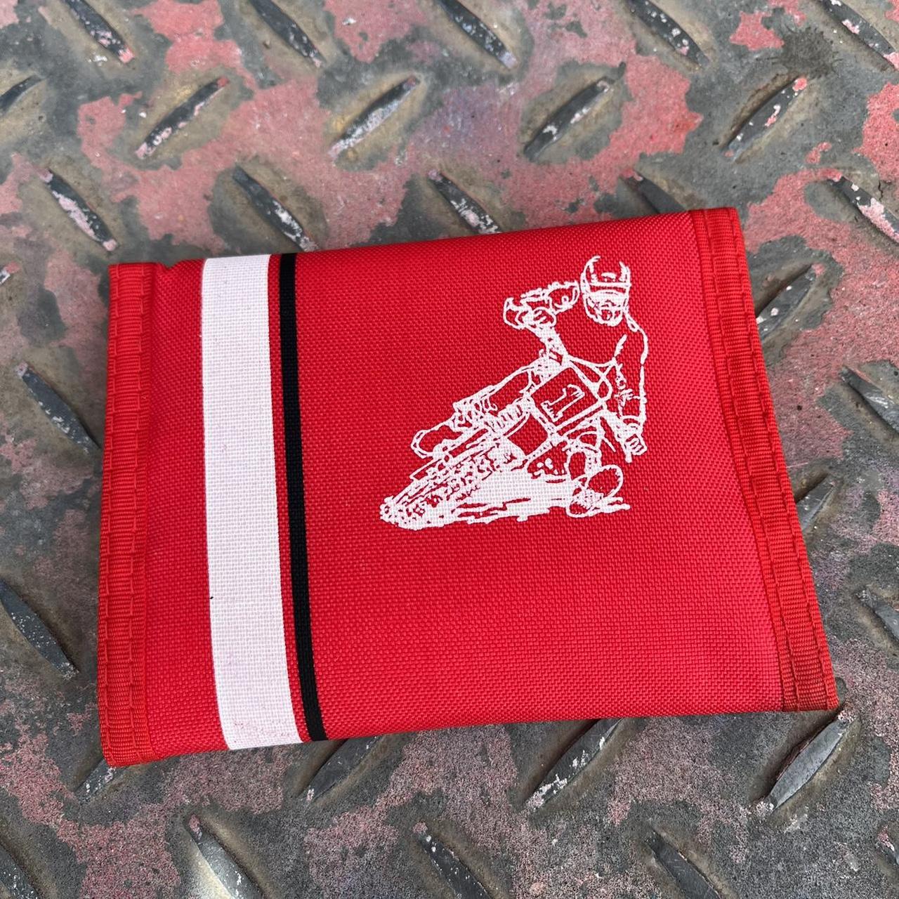 Vintage 80s Yamaha velcro wallet. Some light wear... Depop