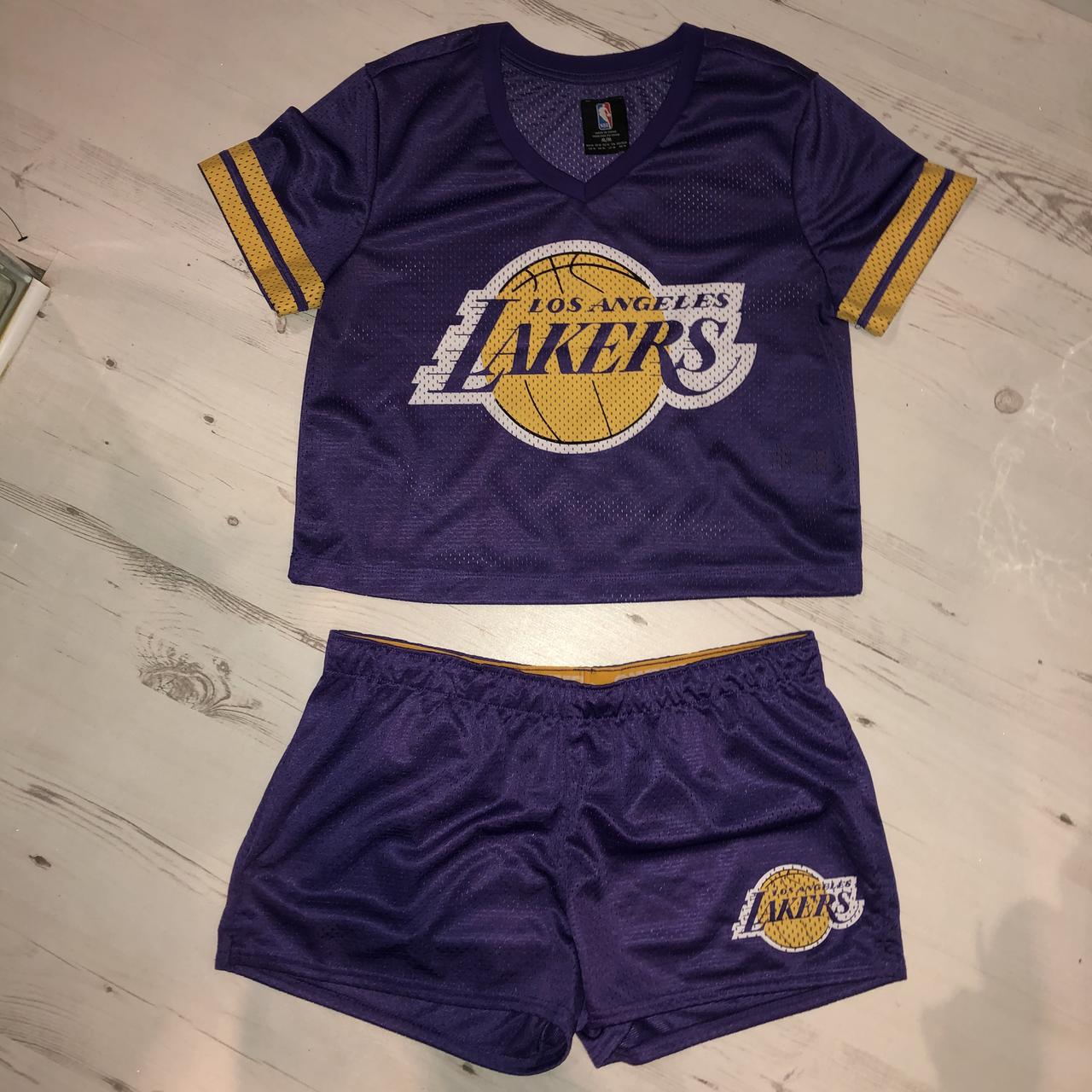 Lakers Jersey 2 Piece Shorts Set – Unique'ly Beauty