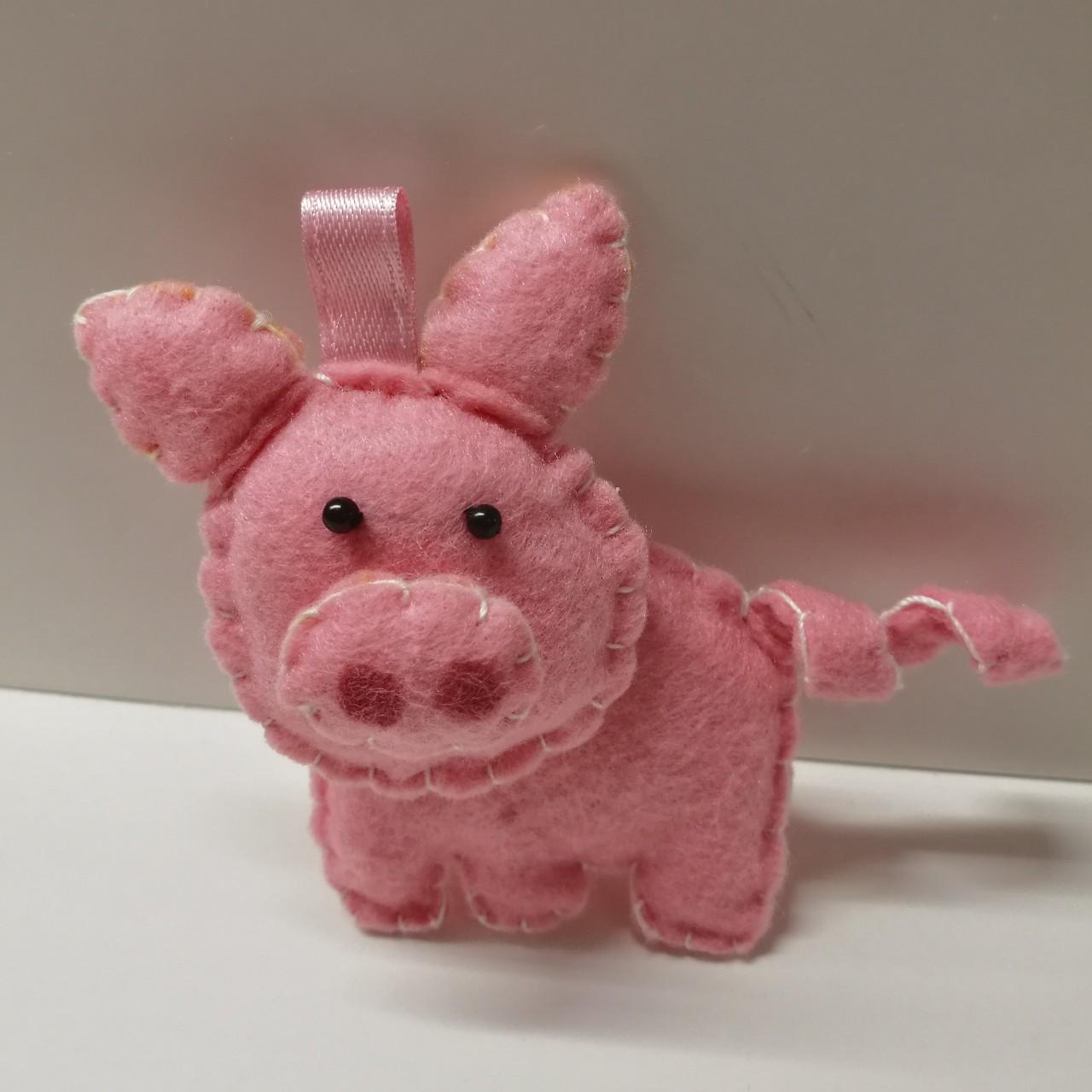 ITotal Portachiavi Peluche Maialino Rosa con moschettone a 8.90