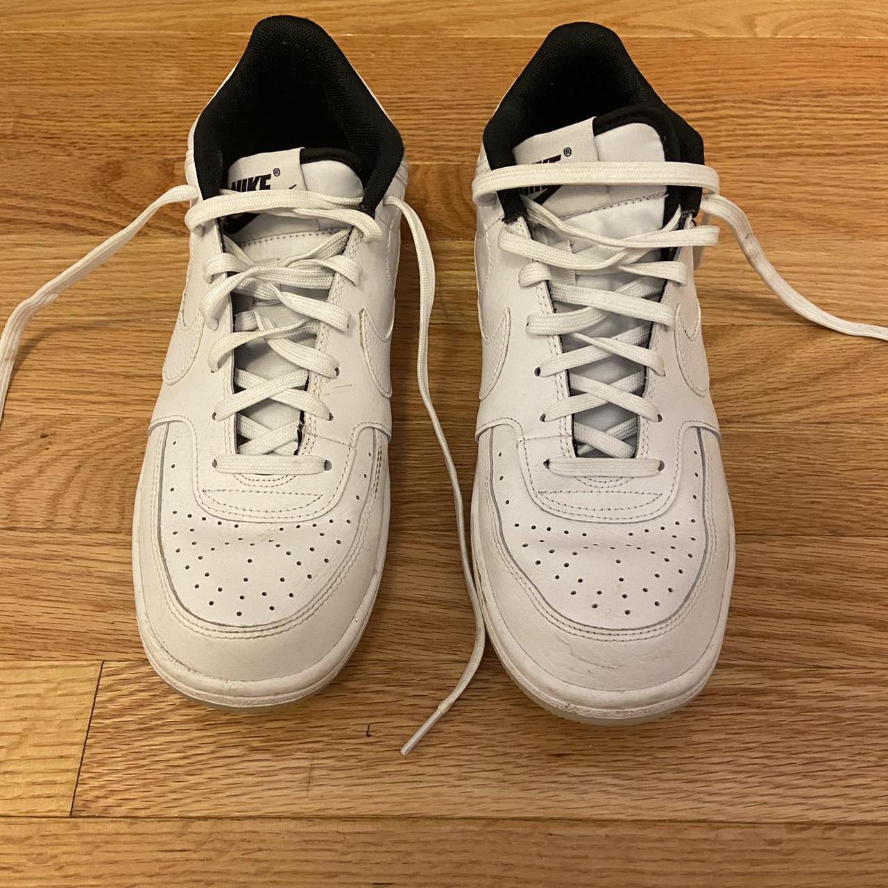 Nike Air Force 3/4 Sneakers in Triple White Size... - Depop