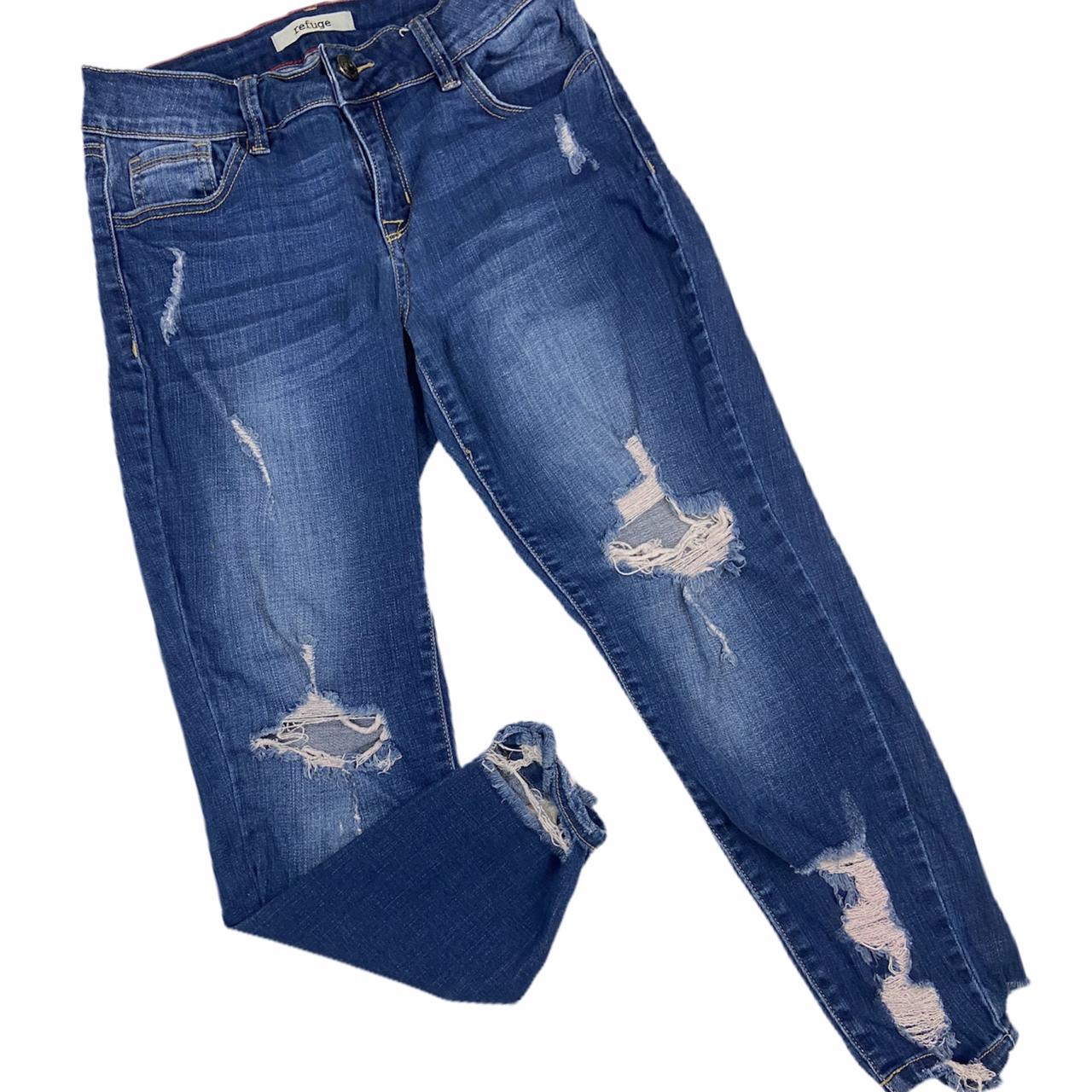 Charlotte Russe Refuge denim jeans , Size 4, True to...