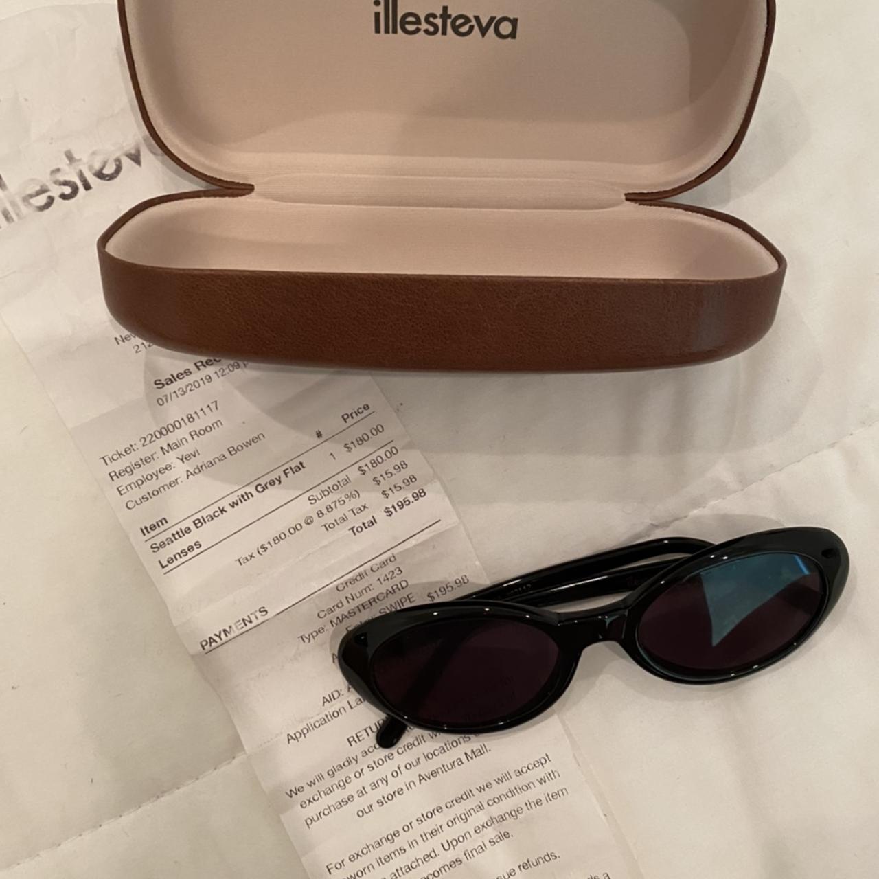 Illesteva Seattle Black with Flat Lenses BRAND NEW... - Depop