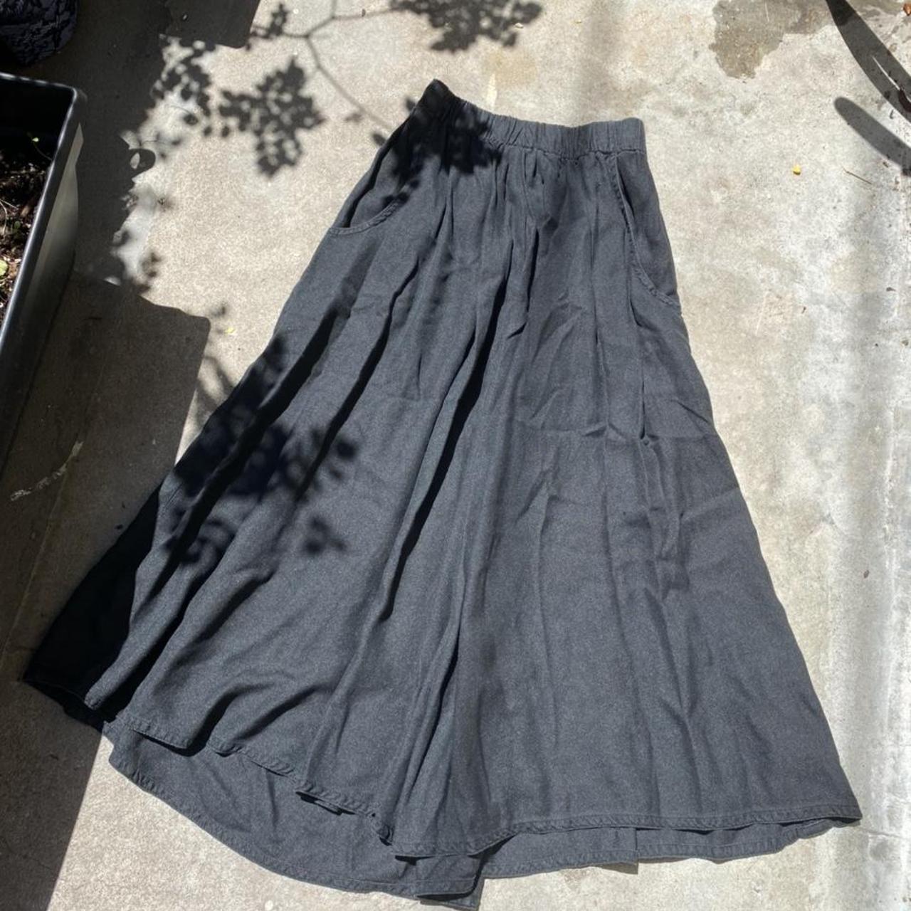 gorgeous 100% silk long skirt. Perfect for the... - Depop