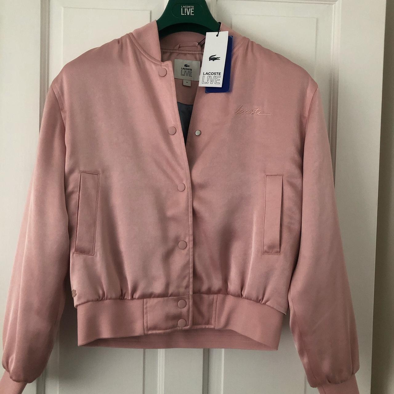 Et kors Melbourne Savant Women's Lacoste Pink Bomber jacket,Brand new, size... - Depop
