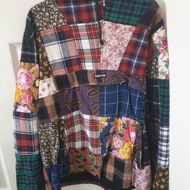 supreme patchwork anorak